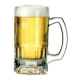 Tarro Cervecero Clásico 360 Ml Vaso Cerveza 24 Piezas Color Transparente