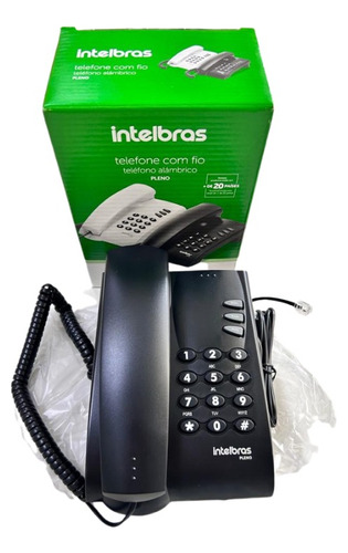 Telefone Fixo Intelbras Modelo Pleno - Nsuh3112628cw C/caixa