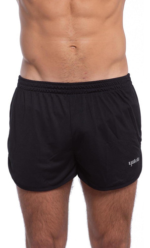 Short Running Deportivo Hombre Negro Yakka