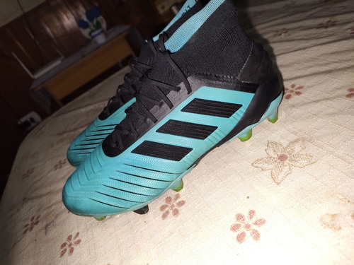 Botines adidas Predator 19+fg (color Azul) - Fútbol Prof.