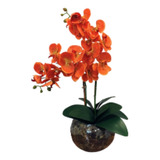 Arranjo Orquídeas Artificiais, Realista , Toque Real 