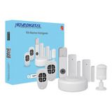 Kit Alarme Residencial Inteligente Segurança Wifi Alexa 