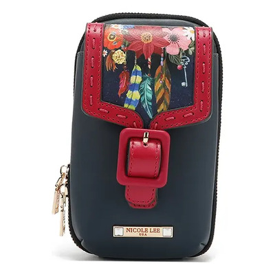 Bolsa Crossbody De Nicole Lee Estampado Dream Comes Truefw25 Acabado De Los Herrajes Níquel Color Dream Comes True Correa De Hombro Azul Oscuro Diseño De La Tela Dream Comes True | Meses sin interés