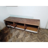 Mueble De Madera Multiuso Con Ruedas