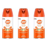 Repelente Off Naranja Family 170ml X3 Unidades