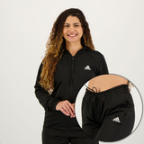 Agasalho adidas Logo Linear Feminino Preto