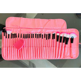 Set De Brochas Maquillaje Profesional De Ojos Organizador 32 Brochas + 1 Limpia Brochas