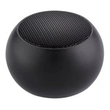 Caixinha Som Bluetooth Metal Mini Speaker-preta Cor Preto 110v/220v