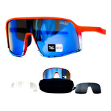 Gafas De Ciclismo Profesionales + Lentes + Envio 50% Off 