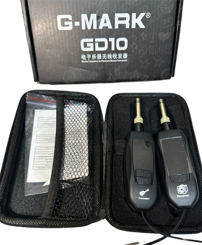 Sistema De Guitarra Sem Fio G-mark Gd10 Áudio Transmissor 