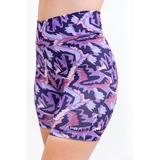 Short Calza Deportiva Mujer Estampada Con Recorte Afra Guill