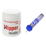 Kit Solda Estanho Tubo 22g E Pote Pasta De Solda 100g Hipper