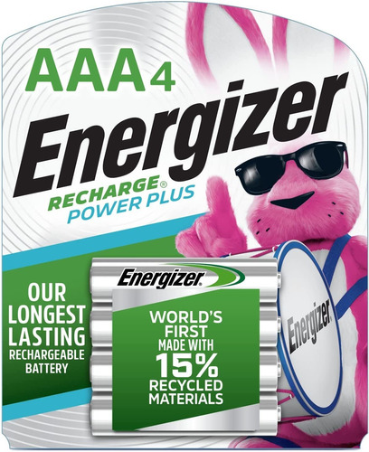 Baterias Recargables Aaa Energizer - Pack 4u.