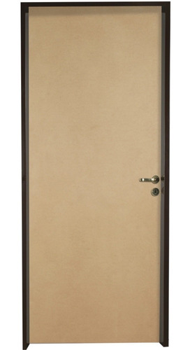 Puerta Placa Interior Mdf  Oblak Durlock Mch 80 10 Izq