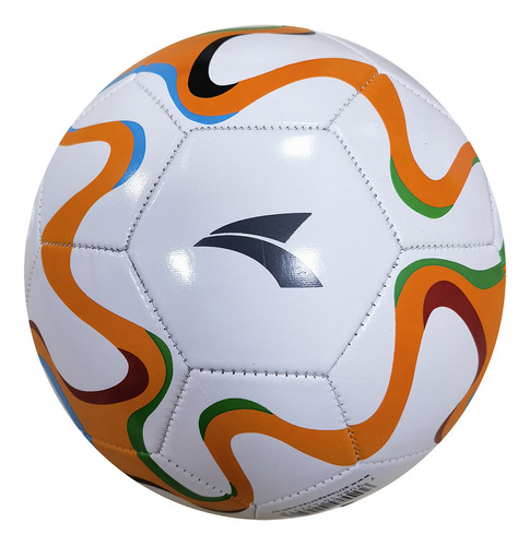 Bola De Futebol Campo Couro Sintético Tam 5 Cor Branco