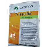 Kit Com 10 Trissulfin Pó Ouro Fino 100 Gr