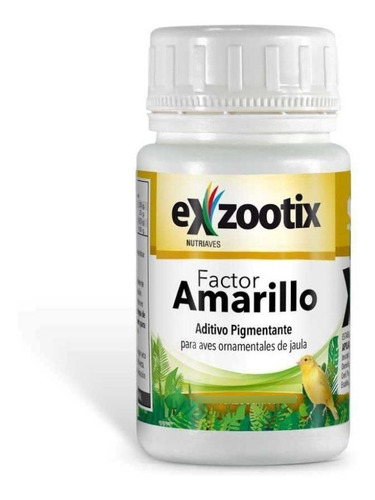 Factor Amarillo Exzootix Para Aves De Jaula Envios