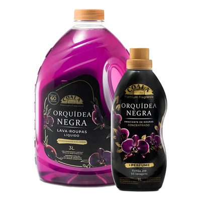 Kit Coala Laundry Orquídea Negra Lava Roupas 3l + Amaciante | MercadoLivre