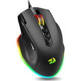 Redragon Ratón Juegos Con Cable, Ratón Gamer Ergonómico Rgb