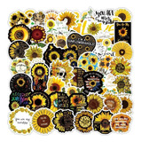 Set 50 Stickers You Are My Sunshine Girasol Amor Decorativo