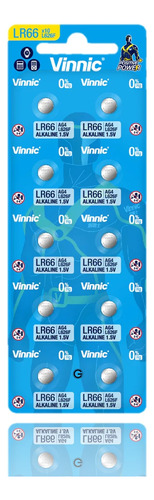 10 Pilas Boton Alcalinas 1.5v Vinnic Lr66 Ag4 L626f 377