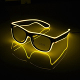 Lentes Gafas Con Luz De Neon Fluor Fiestas Nocturnas A Pilas