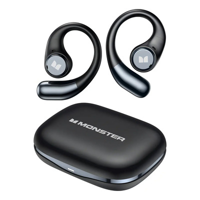 Audifonos Inalambricos Bluetooth 6.0 Gamer Impermeable Ipx6 Con Micrófono Hd Integrado Auriculares Bluetooth Cancelación Del Ruido Earbuds Headphones Deportivos , Headset 21h De Juego Monster Negro | Meses sin interés