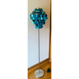 Lámpara De Piso Con Lentejuelas Azules Marca 3c4g Importada