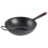 Stargaze Wok De Fondo Plano De Acero Al Carbono, 13 Pulgadas