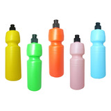 10 Botellas Plasticas Deportivas Pico Sport 750 Ml Souvenir