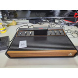 Console Atari 2600 Lght Sixer 6 Chaves Frente Madeira Raro