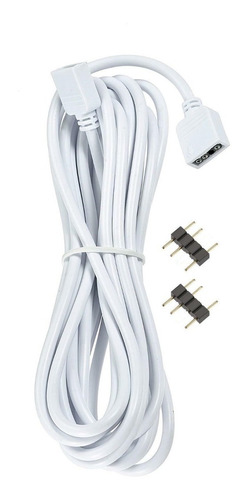 Cable Alargue Extensión 2 Metros Para Leds Argb 3 Pin Aura!