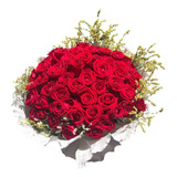 Ramo De Rosas - 50 Rosas - Flores A Domicilio