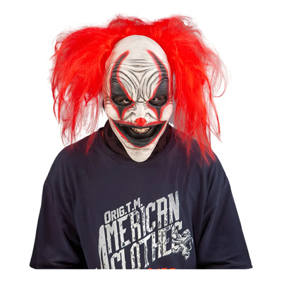 Máscara Payaso Terrorífico Carousel Clown Oktober Disfraz Color Rojo Carousel Clown Red | Meses sin interés