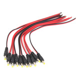 10pcs 12v Dc Power Pigtail Cable Macho Cable De Enchufe Para