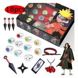 Juego De Anillos De Plata Para Cosplay De Naruto Akatsuki De