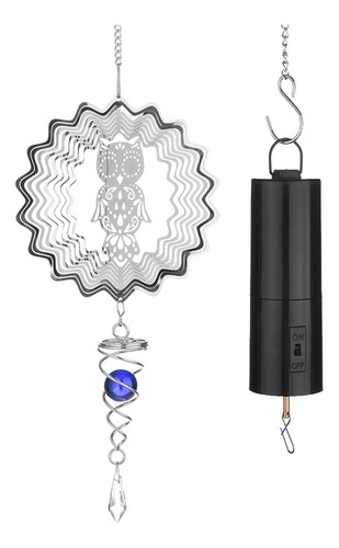 Espejo Mobile Wind Chimes 3 De Acero Con Motor Creative [u]