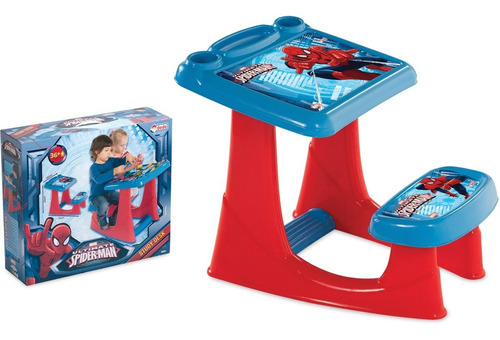 Pupitre Escolar Infantil De Spiderman Marvel
