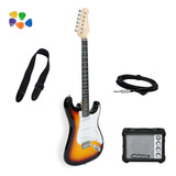 Guitarra Eléctrica Stratocaster Original Funda Amplificador 