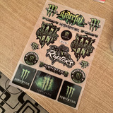 Stickers Monster Para Moto, Motocross, Bmx, Fox