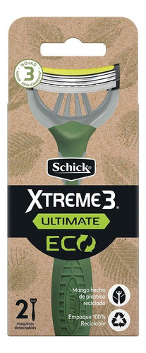Rastrillos Desechables Schick Xtreme3 Ultimate Eco Con 2 Máquinas