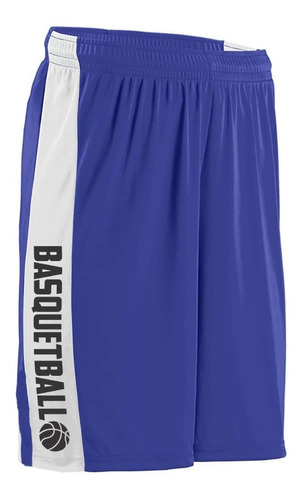 Bermudas De Basquet Unicas Azul Y Blanca A Todo El Pais!!!!!