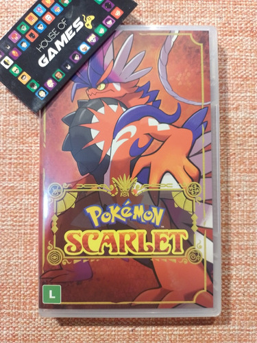 Pokémon Scarlet Nintendo Switch Midia Física Novo Lacrado 