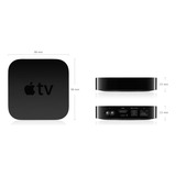  Apple Tv A1469 Estándar 3.ª.full Hd 8gb Negro Con 512mb Ram