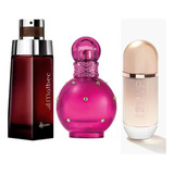 Kit 3 Perfumes Importado Malbec, Fantasy E 212 Vip Rose