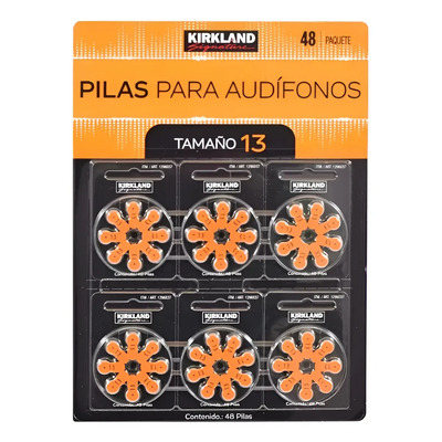 Pilas Aparato Auditivo Tamaño 13 Audífonos 48 Pzas Ks | Envío gratis