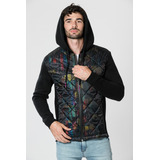 Campera Rabeli Negro Hombre