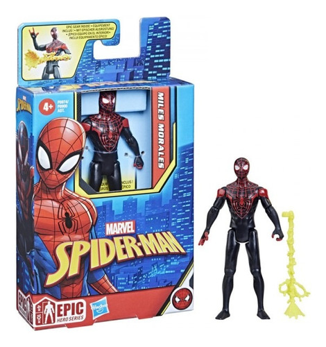 Figura De Acción Spider-man Epic Hero Series Miles Morales