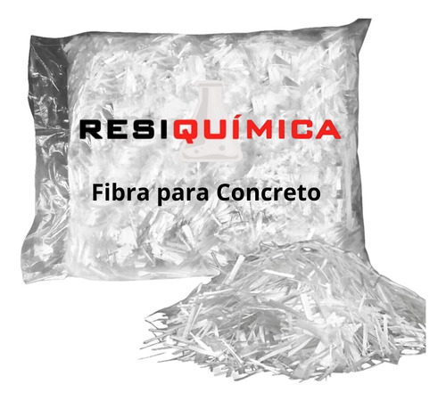 5 Kg Micro Fibra Para Concreto 100% Fibra De Vidro 13m.m.