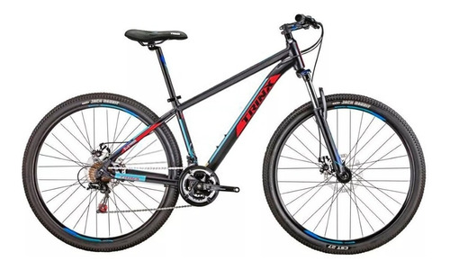 Mountain Bike Trinx Majestic M136 Pro R29 18  Frenos De Disco Mecánico Cambios Shimano Tourney Tz500 Color Negro Mate/rojo/azul